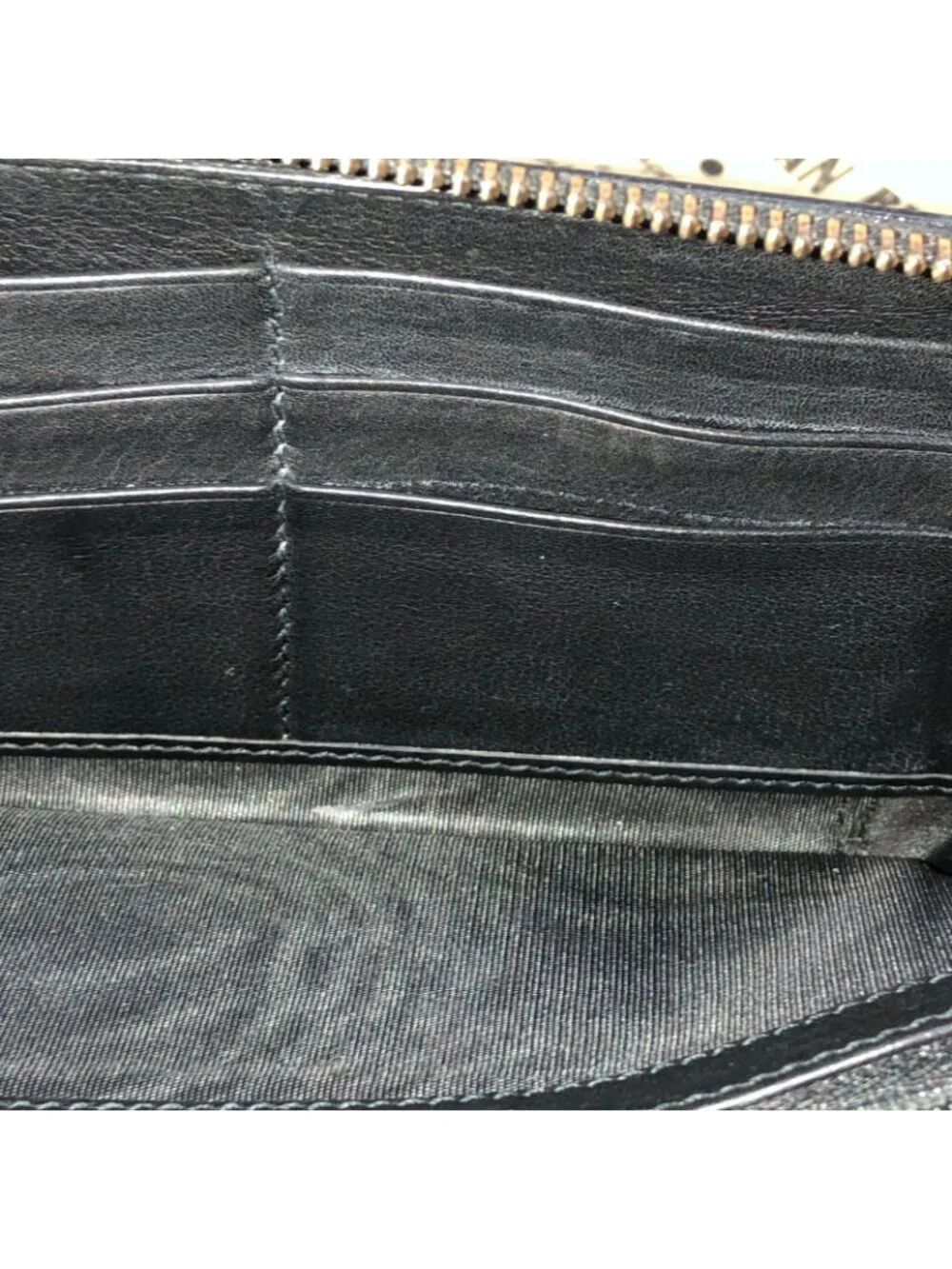 Gucci Wallet Round Leather Black Card Coin - Picture 7 of 12